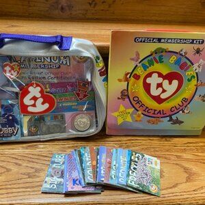 TY Beanie Babies Official Club Membership Kit-Platinum Membership Kit-47 Cards